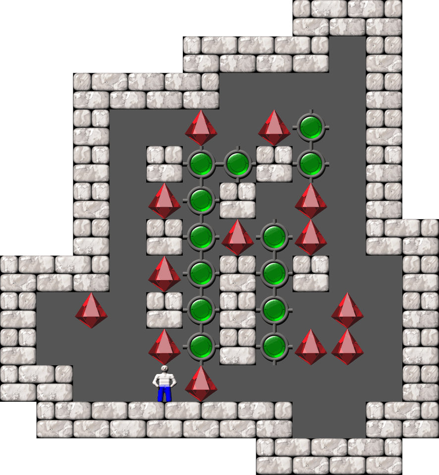 Sokoban Cosmac 4 level 29